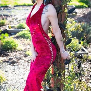 Warrior Within Designs Snip Tease Velvet Mystique Onesie